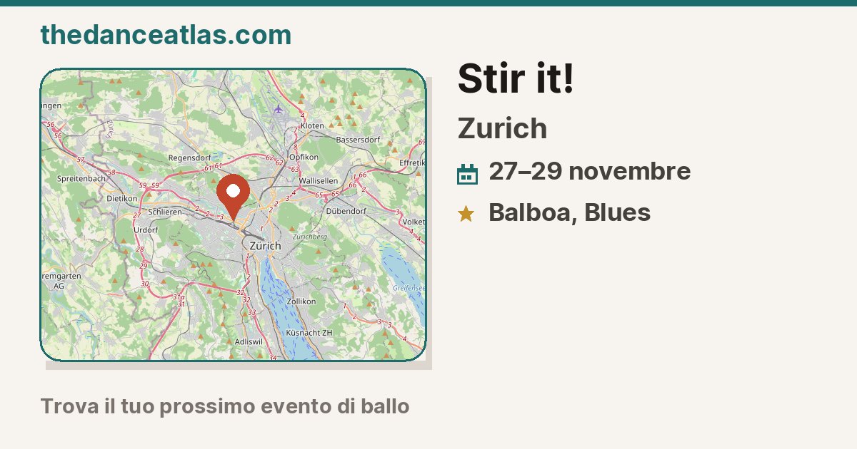 Stir it! 2026 Swing Dance Zürich, Schweiz, Lindy Hop, Balboa, Shag