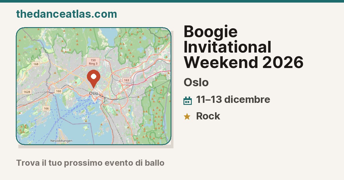 Boogie Invitational Weekend 2026