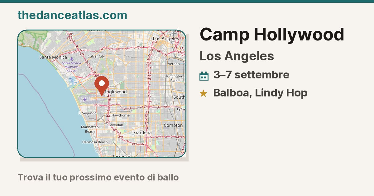Camp Hollywood – The National Jitterbug Championships