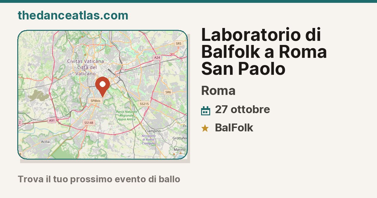 Laboratorio di Balfolk a Roma San Paolo 