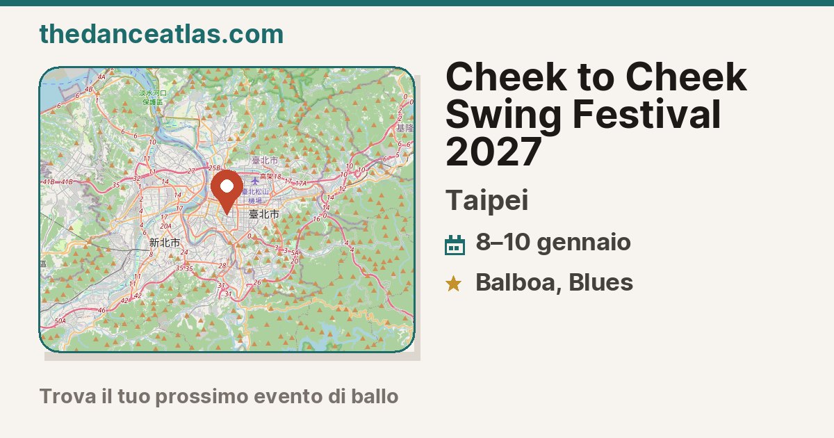 Cheek to Cheek Swing Festival 2027