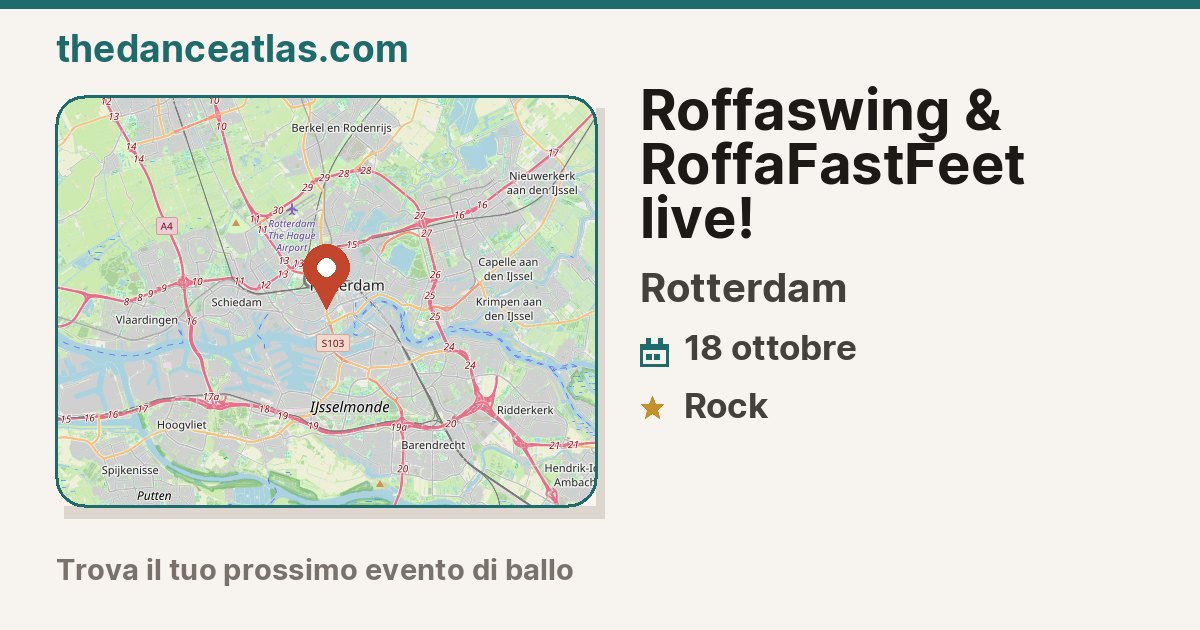 Roffaswing & RoffaFastFeet live!