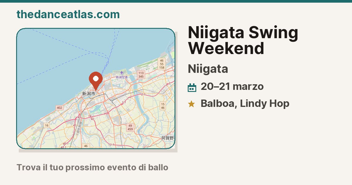 Niigata Swing Weekend 2027