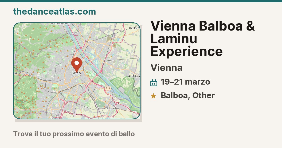 VBLE 2027 Schedule – Balboa, Baby! Vienna