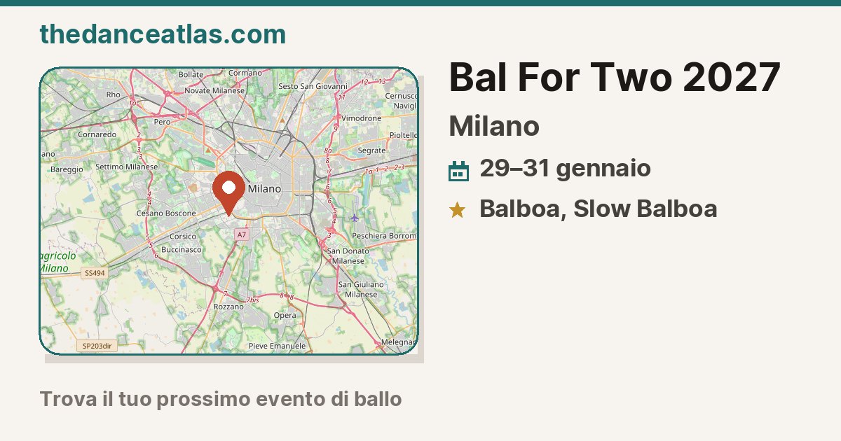 Bal For Two 2027