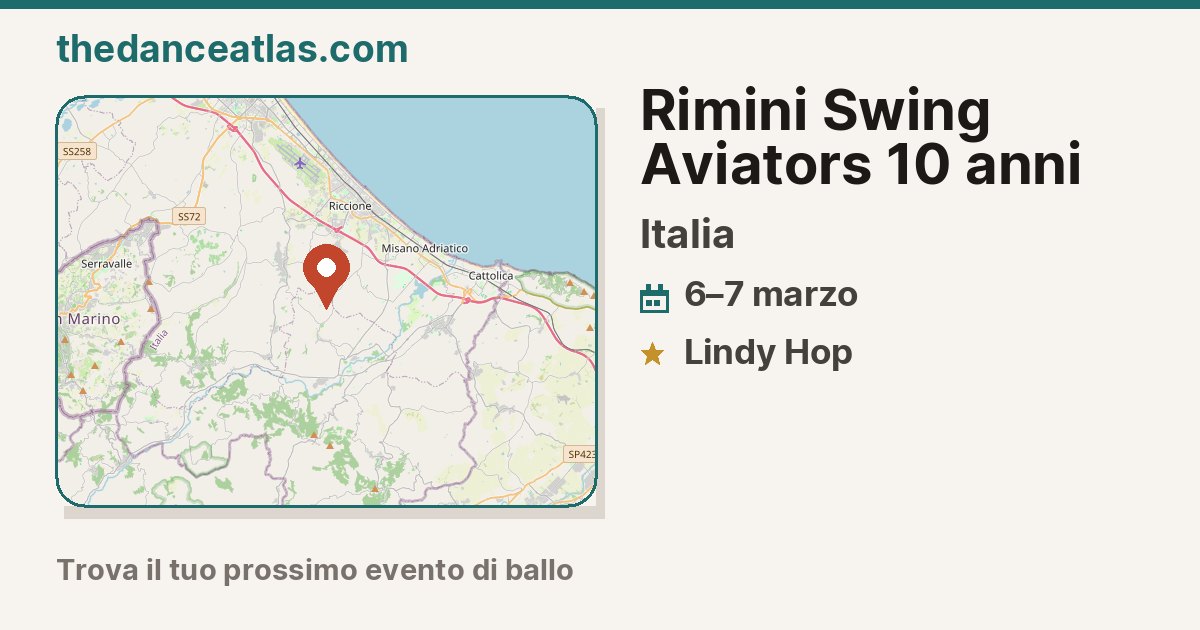 Rimini Swing Aviators su Instagram : "🔥 10 anni di passione! 🔥

Per festeggiare questo traguardo speciale… alziamo ancora di più l’asticella! 🚀

🌍 Il 6 • 7 marzo arrivano due INSEGNANTI INCREDIBILI di fama internazionale!

Saranno con noi per celebrare 10 anni di swing, musica, amicizia e passione. ❤️

Ma… chi saranno? 👀

👉 Guarda il Reel e segna le date in calendario 

10 anni si festeggiano una volta sola.
E noi vogliamo farlo… ALLA GRANDE! 🎉

🎥 @sergiopumacalzolari & @ilriviera
.
.
.
.
.
.
#riminiswingaviators #10years #swingdancesociety #10annidipassione"