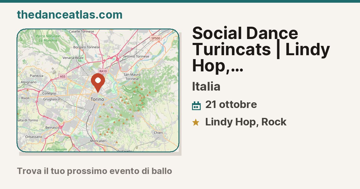  Social Dance Turincats | Lindy Hop, Boogie-Woogie & West Coast Swing 