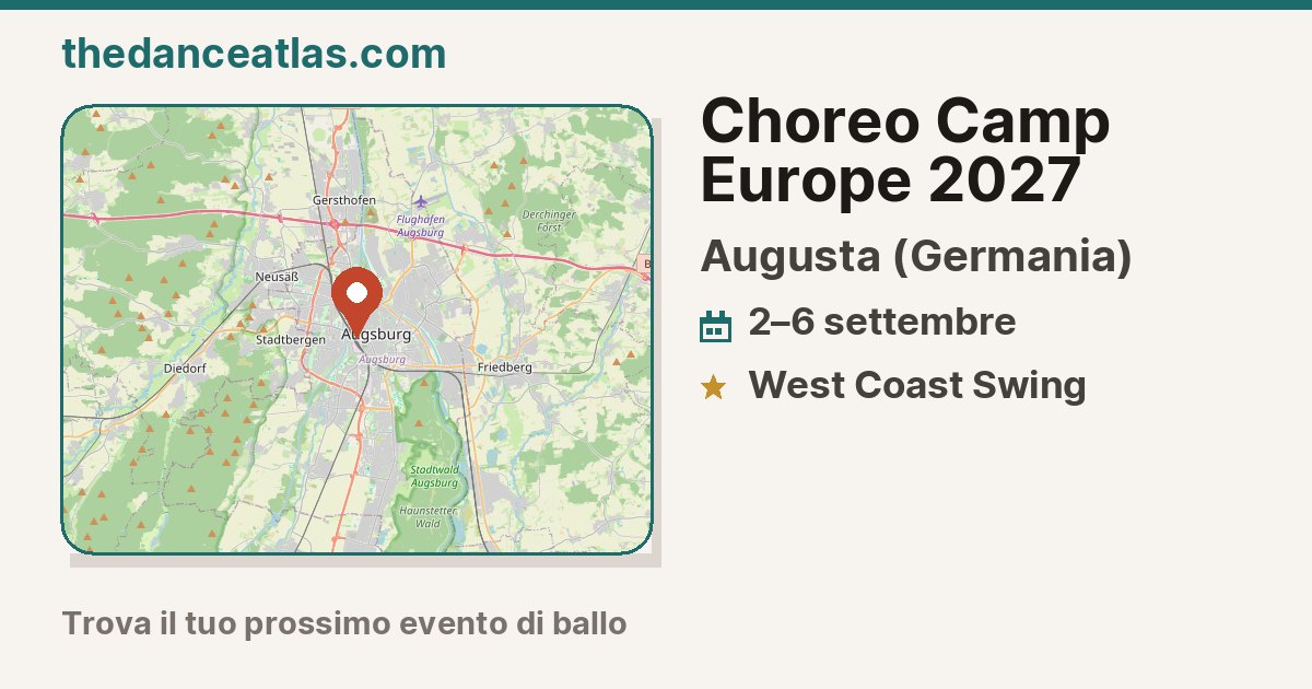 Choreo Camp Europe 2027