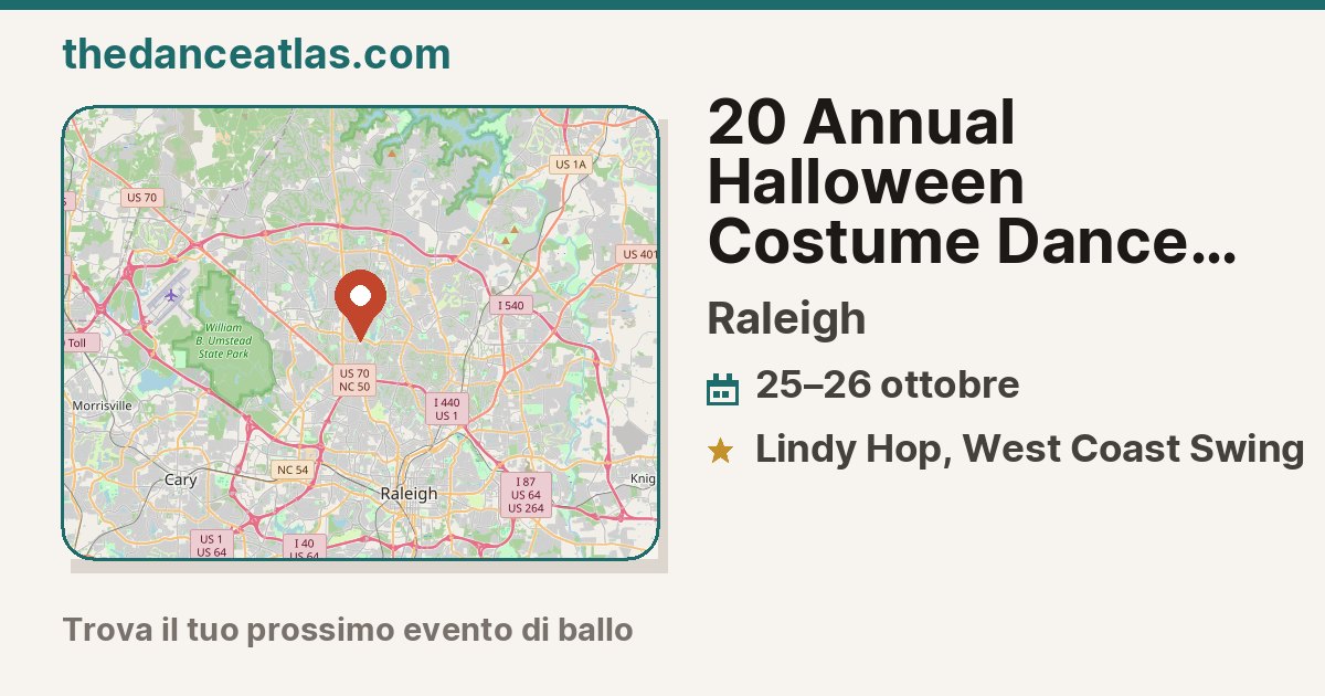 20 Annual Halloween Costume Dance Party