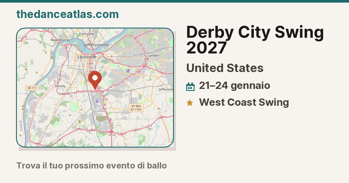 Derby City Swing – January – Louisville KY